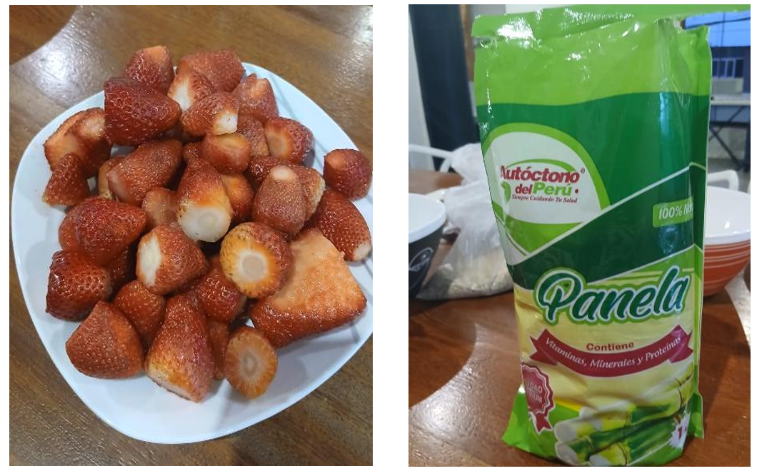 Aguaymanto utilizado en la preparación